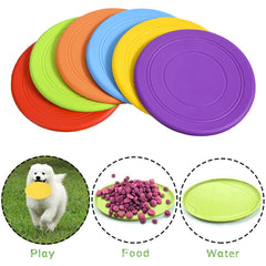6-Pack Soft Flying Dog Discs for Small & Medium Dogs