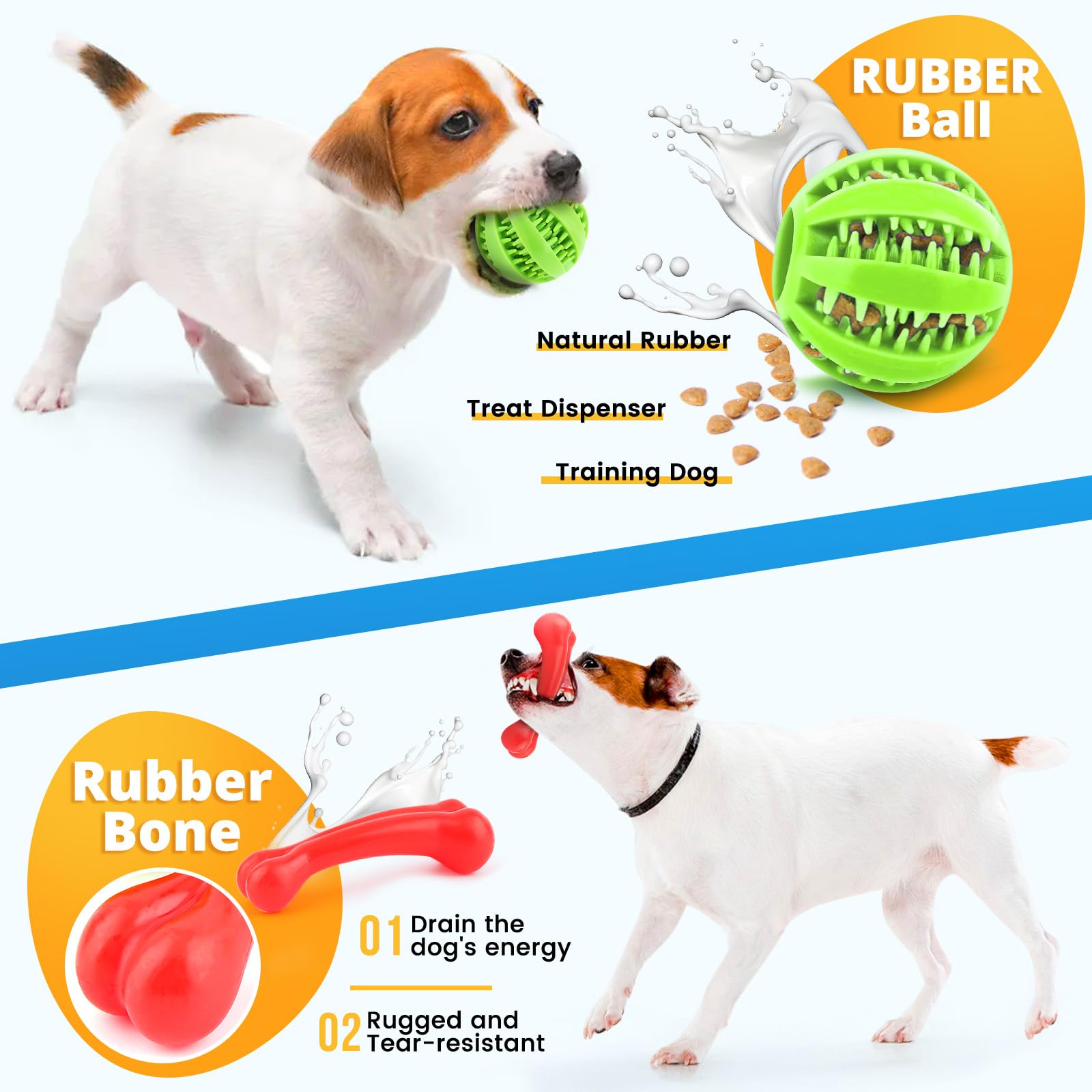 8-Piece Puppy Toy Set for Small Dogs