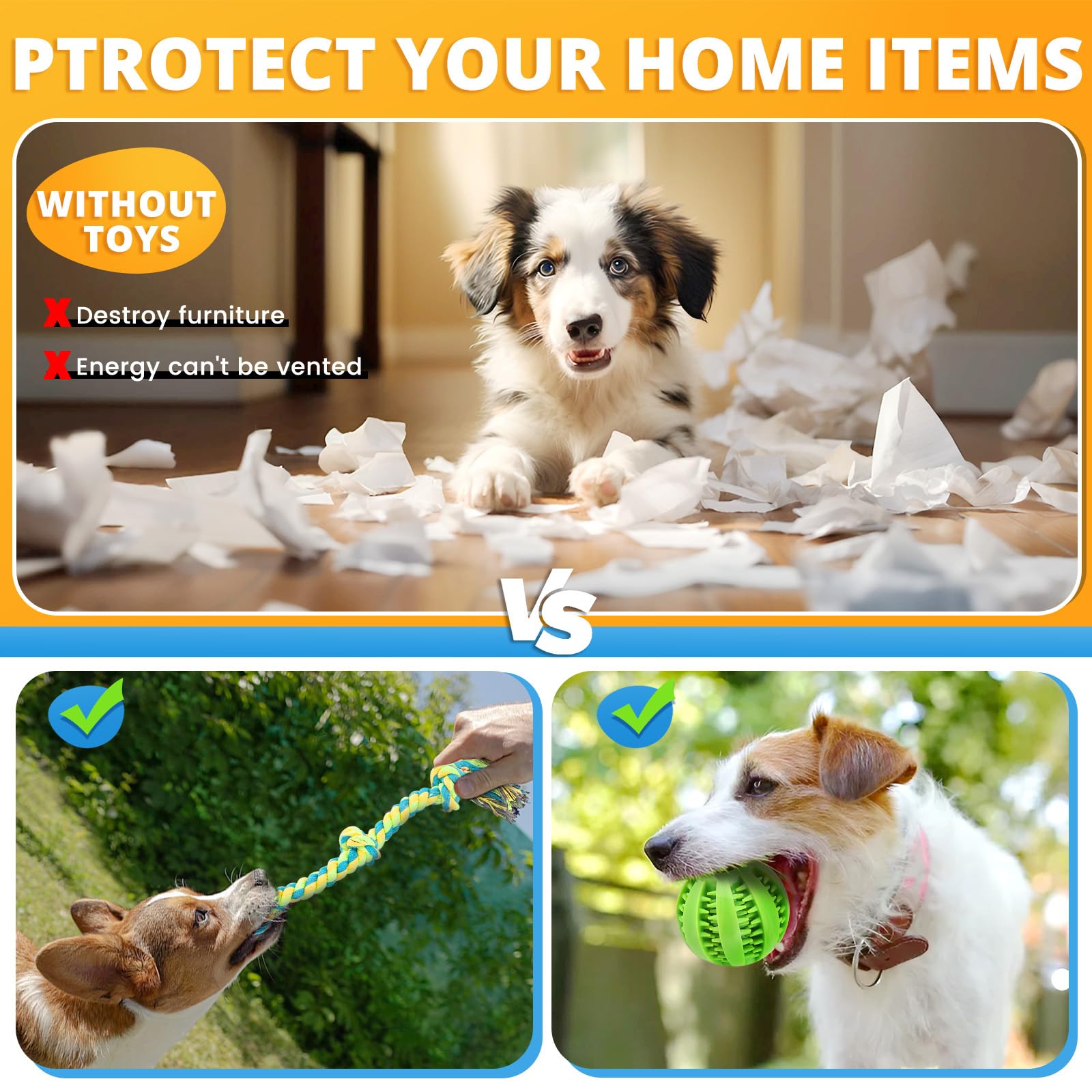 8-Piece Puppy Toy Set for Small Dogs