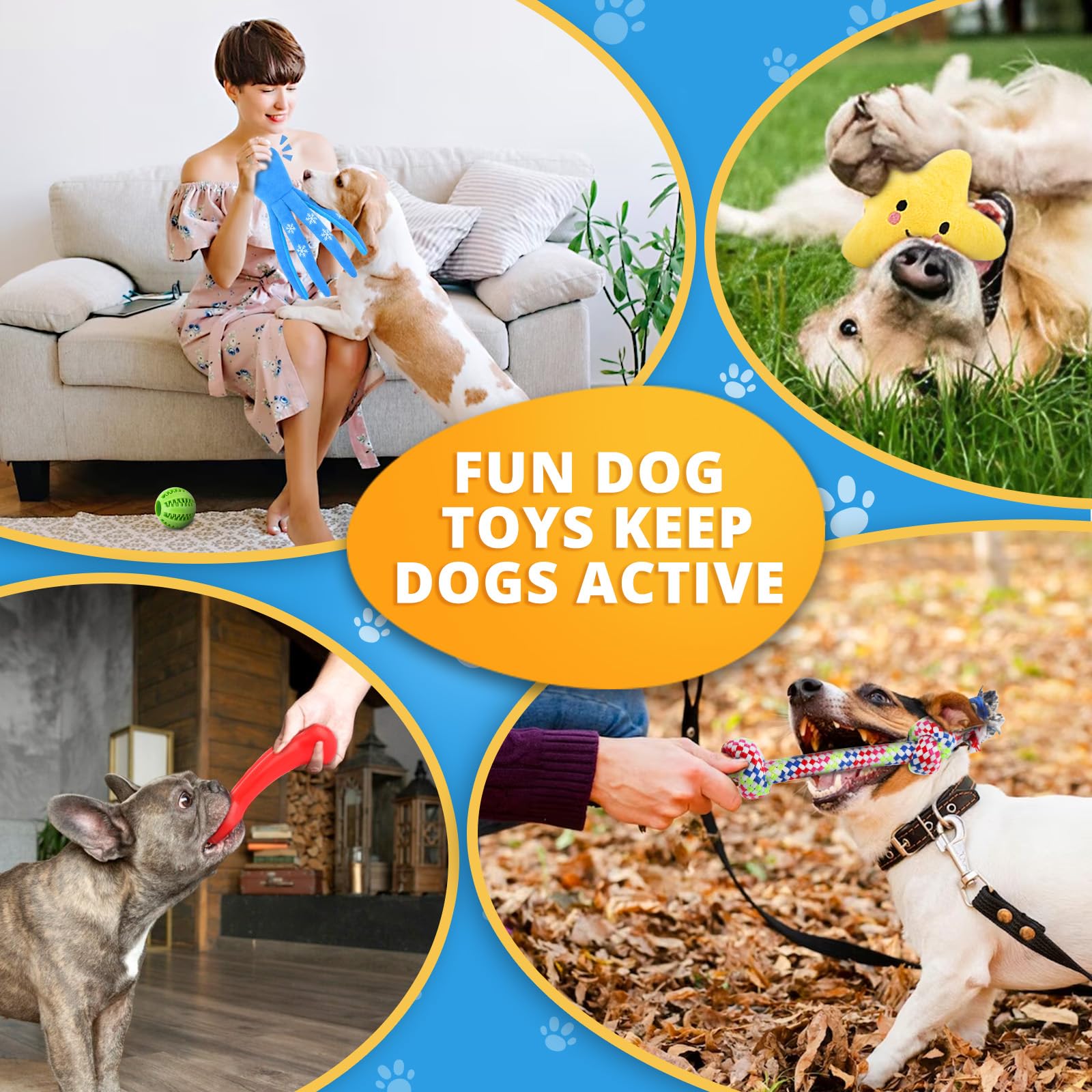 8-Piece Puppy Toy Set for Small Dogs